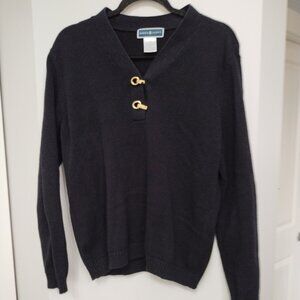 100% cotton knit Karen Scott sweater